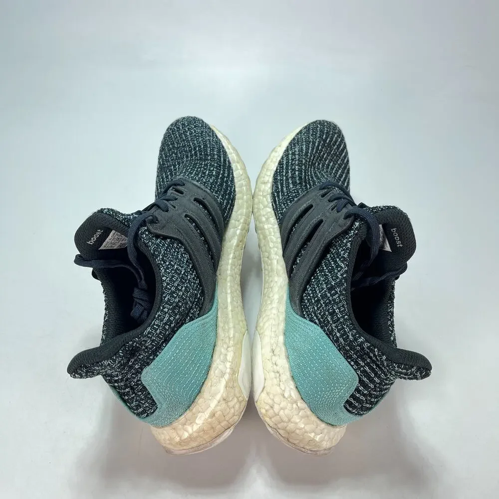 adidas UltraBoost 4.0 Parley Carbon Athletic Running Shoes CG3673 Men's Size 10